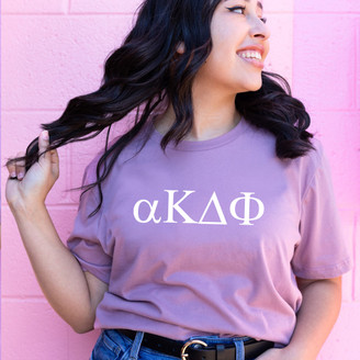 alpha Kappa Delta Phi Letter T-Shirt