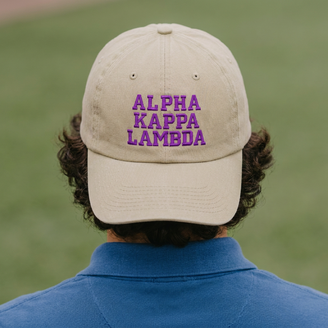 Alpha Kappa Lambda Pigment Dyed Baseball Cap