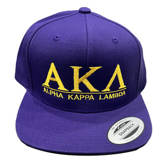  Alpha Kappa Lambda Flatbill Snapback Hats Original 