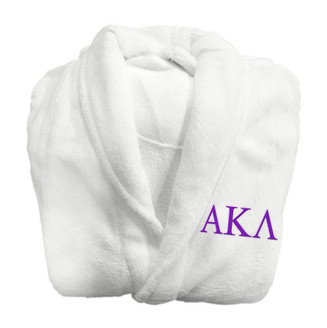  Alpha Kappa Lambda Fraternity Lettered Bathrobe 