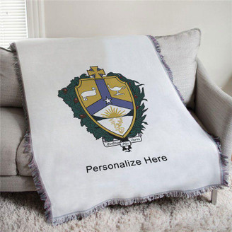  Alpha Kappa Lambda Full Color Crest Afghan Blanket Throw 