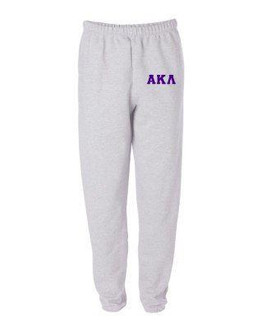  Alpha Kappa Lambda Greek Lettered Thigh Sweatpants 
