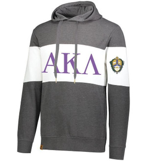 Alpha Kappa Lambda Ivy League Hoodie W Crest On Left Sleeve