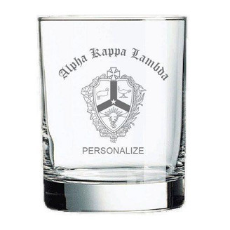 GFYN Alpha Kappa Lambda Old Style Glass