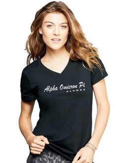  Alpha Omicron Pi Alumna V-neck 