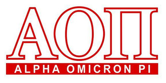 Alpha Omicron Pi Custom Sticker - Personalized 