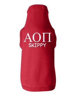  Alpha Omicron Pi Doggie Tank - Tee 