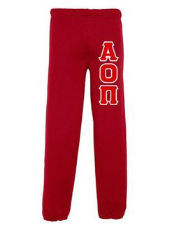  Alpha Omicron Pi Lettered Sweatpants 