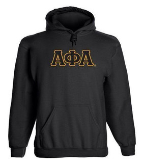 Alpha Phi Alpha 2 Day Ship Twill Hooded Sweatshirt