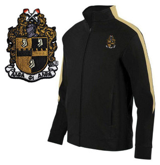  DISCOUNT-Alpha Phi Alpha-  World Famous Greek Crest - Shield Medalist Jacket 