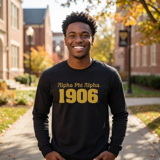 Alpha Phi Alpha Logo Long Sleeve T-shirts