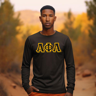 Alpha Phi Alpha Custom Twill Long Sleeve T-Shirt 