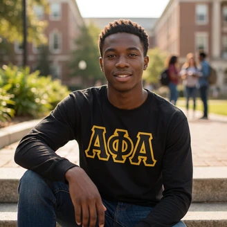 Alpha Phi Alpha Custom Twill Long Sleeve T-Shirt