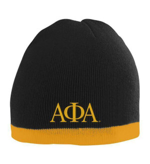 Alpha Phi Alpha Two Tone Knit Beanie