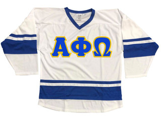 DISCOUNT-Alpha Phi Omega Breakaway Lettered Hockey Jersey