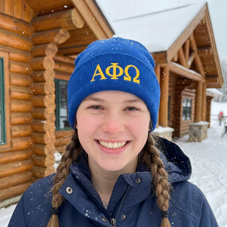 Alpha Phi Omega Greek Letter Knit Caps