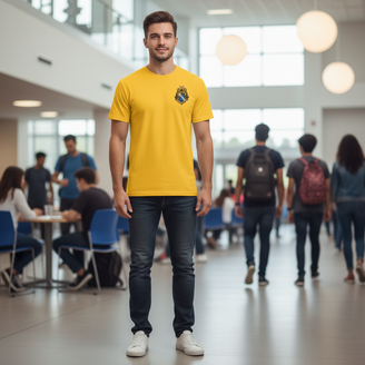 DISCOUNT-Alpha Phi Omega Crest - Shield Patch T-Shirt