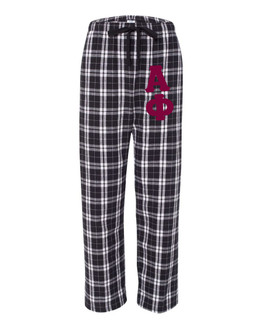 Alpha Phi Pajamas -  Flannel Plaid Pant
