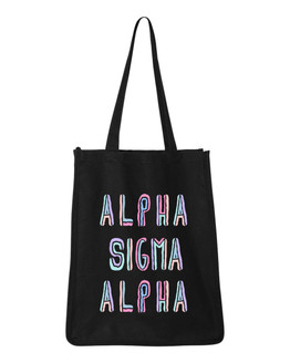 Alpha Sigma Alpha Jumbo All In Tote Bag