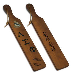 Craftique Alpha Sigma Phi Custom Fraternity Paddle 