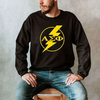 Alpha Sigma Phi Lightning Crew Sweatshirt