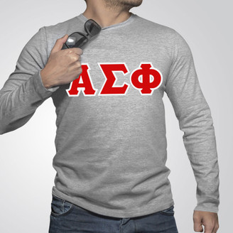 Alpha Sigma Phi Custom Twill Long Sleeve T-Shirt