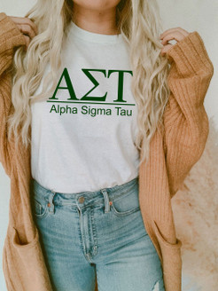 Alpha Sigma Tau Comfort Colors Heavyweight T-Shirt