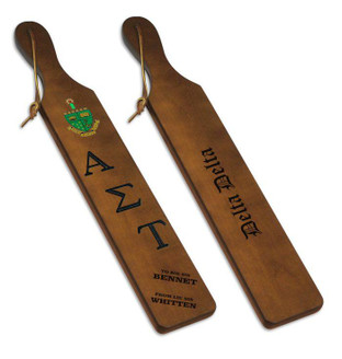 Craftique Alpha Sigma Tau Custom Paddle 