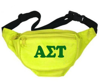  Alpha Sigma Tau Sorority Big Letter Fanny Pack 