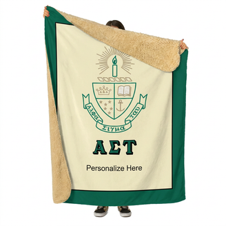 Alpha Sigma Tau Sherpa Lap Blanket