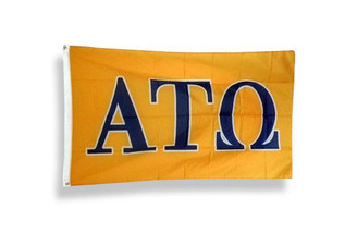 Alpha Tau Omega Big Greek Letter Flag