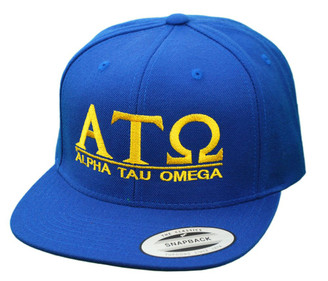 Alpha Tau Omega Flatbill Snapback Hats Original