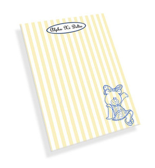  Alpha Xi Delta Mascot Notepad 