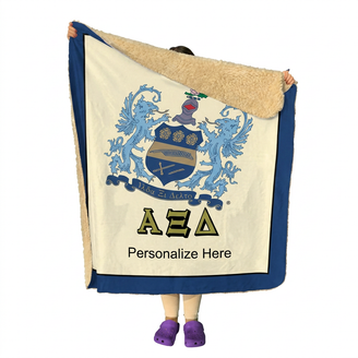 Alpha Xi Delta Sherpa Lap Blanket