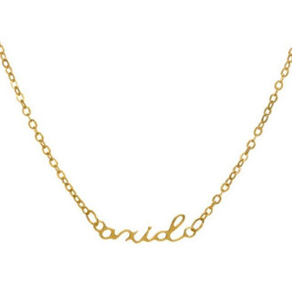 Alpha Xi Delta Sorority Script Necklace