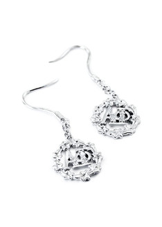 Alpha Phi Ivy Leaf Dangling Earrings