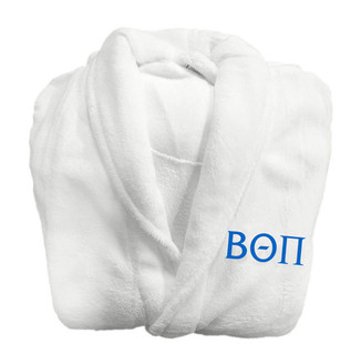  Beta Theta Pi Fraternity Lettered Bathrobe 