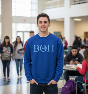 Beta Theta Pi Lettered World Famous Greek Crewneck