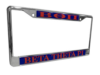 Craftique Beta Theta Pi New License Plate Frame 