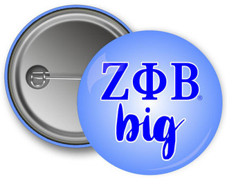 Uptown Greek Big Sister Button 