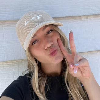 Chi Omega Corduroy Baseball Hats