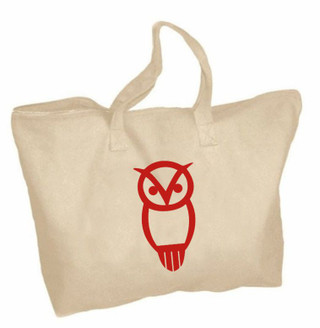 Chi Omega Mascot Zippered Tote Bag