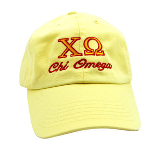 Chi Omega Script Cap