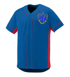  Chi Phi Game 7 Full-Button Baseball Jersey 