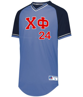 Chi Phi Classic V-Neck Baseball Jersey