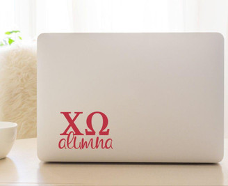 Greekgear Chi Omega Alumna Decal 