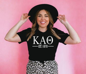  Comfort Colors Custom Greek Lettered T-Shirt 