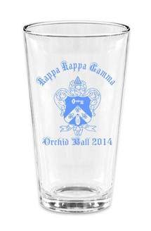  Custom Printed mixing Glass Design #1 