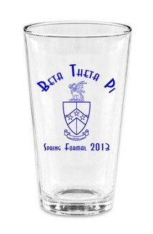 Custom Printed mixing Glass Design #10