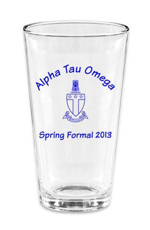  Custom Printed mixing Glass Design #4 